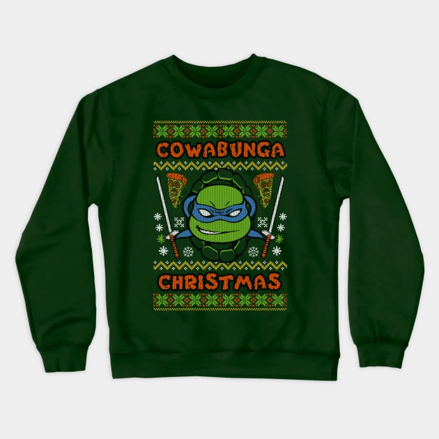 A Very Leonardo Christmas Crewneck Sweatshirt by Arinesart